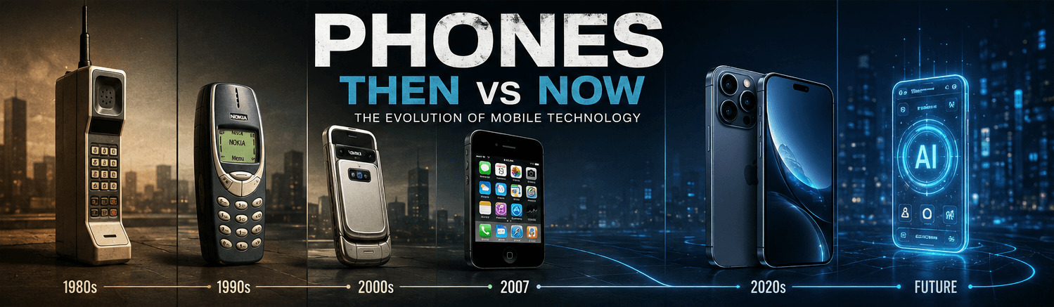Phones: Then vs Now