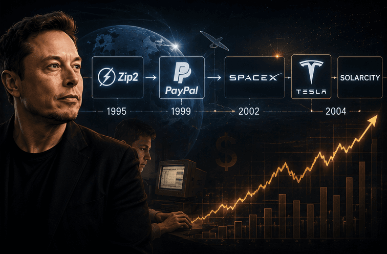 How Elon Built His Wealth