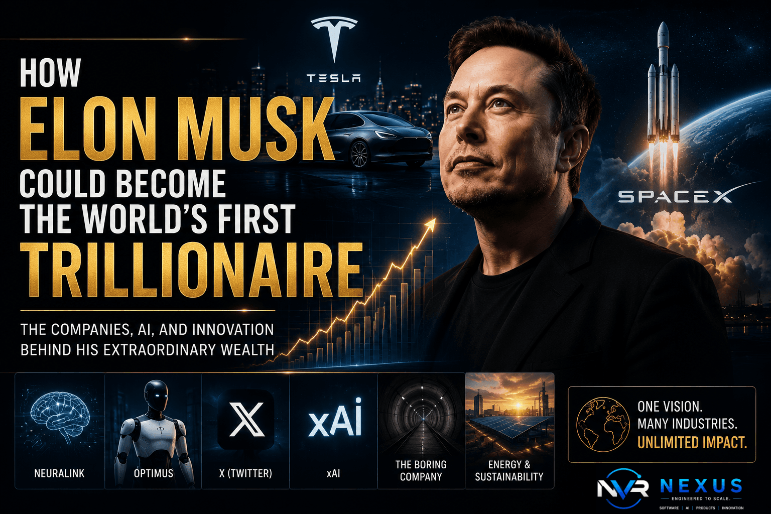 How Elon Musk Could Become the World's First Trillionaire
